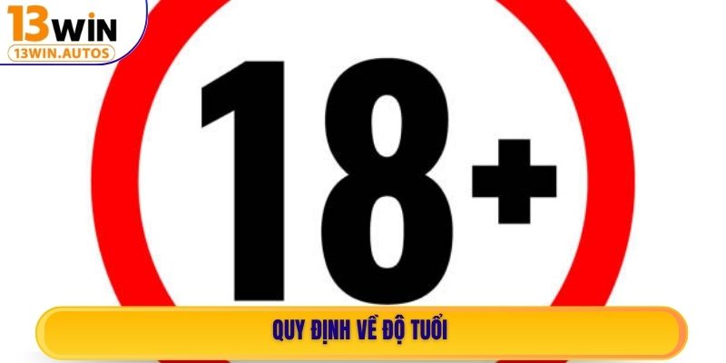 Quy định về độ tuổi